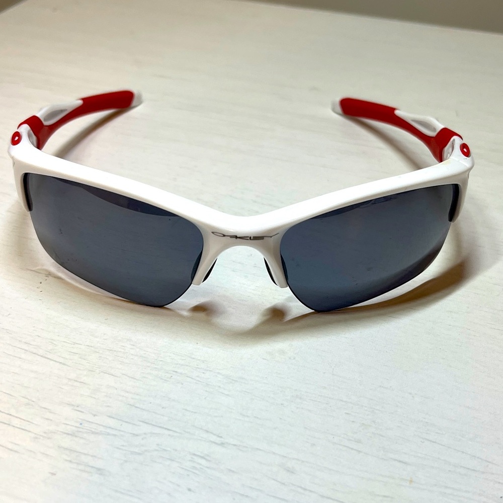 Oakley Half Jacket 2.0 Red & White Sport Sunglasses